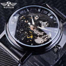 Load image into Gallery viewer, Winner Stainless Steel Mesh Band Transparent