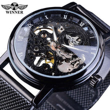 Load image into Gallery viewer, Winner Stainless Steel Mesh Band Transparent