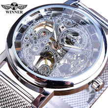Load image into Gallery viewer, Winner Stainless Steel Mesh Band Transparent