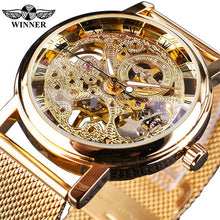 Load image into Gallery viewer, Winner Stainless Steel Mesh Band Transparent