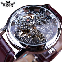 Load image into Gallery viewer, Winner Transparent Golden Case Luxury Casual