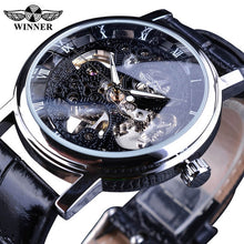 Load image into Gallery viewer, Winner Transparent Golden Case Luxury Casual