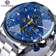 Load image into Gallery viewer, Forsining 3 Dial Calendar Multifunction Military