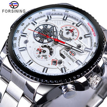 Load image into Gallery viewer, Forsining 3 Dial Calendar Multifunction Military