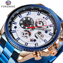 Load image into Gallery viewer, Forsining 3 Dial Calendar Multifunction Military