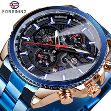 Load image into Gallery viewer, Forsining 3 Dial Calendar Multifunction Military