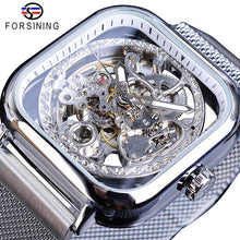 Load image into Gallery viewer, Forsining Men Mechanical Watches Automatic Self-Wind Golden