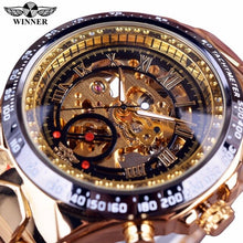 Load image into Gallery viewer, Winner Classic Series Golden Movement Steel