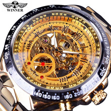 Load image into Gallery viewer, Winner Classic Series Golden Movement Steel