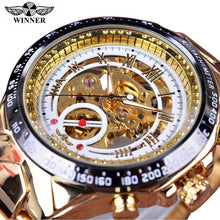 Load image into Gallery viewer, Winner Classic Series Golden Movement Steel