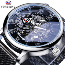 Load image into Gallery viewer, Forsining Transparent Case Fashion 3D