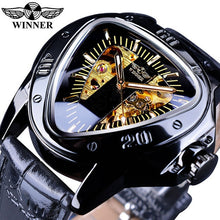 Load image into Gallery viewer, Winner Steampunk Fashion Triangle Golden Skeleton