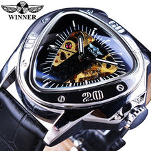 Load image into Gallery viewer, Winner Steampunk Fashion Triangle Golden Skeleton