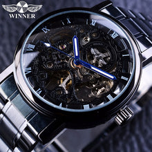 Load image into Gallery viewer, Winner Transparent Steampunk Montre