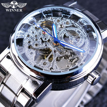 Load image into Gallery viewer, Winner Transparent Steampunk Montre
