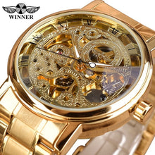 Load image into Gallery viewer, Winner Transparent Steampunk Montre
