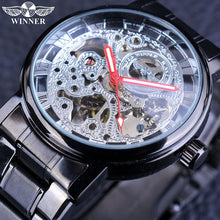 Load image into Gallery viewer, Winner Transparent Steampunk Montre