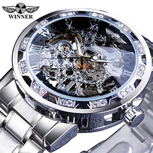 Load image into Gallery viewer, Winner Golden Watches Classic Rhinestone